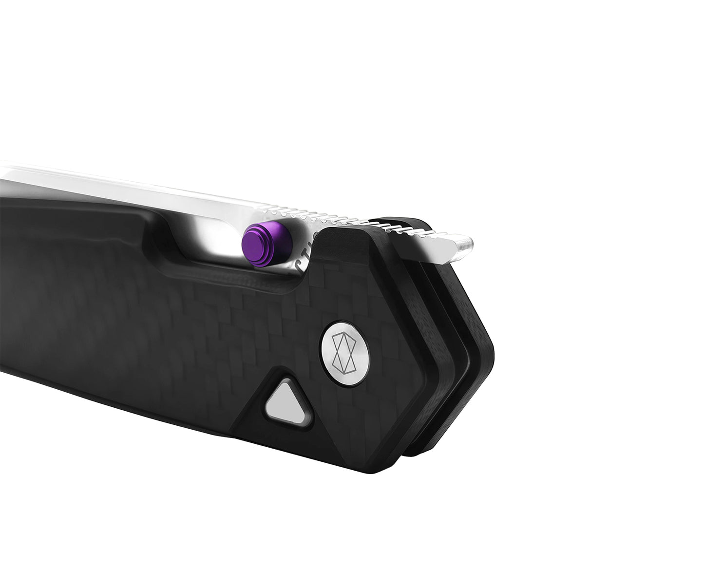 THE STRIKE | CARBON FIBER OVERLAY & BLACK G10 | SATIN