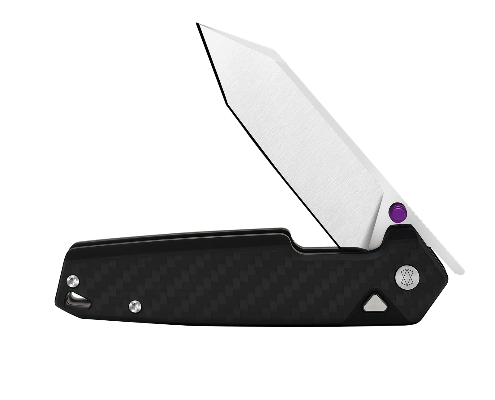 THE STRIKE | CARBON FIBER OVERLAY & BLACK G10 | SATIN